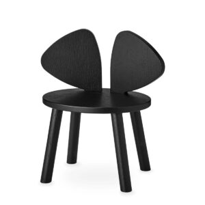 Nofred Mouse chair lasten tuoli, Black