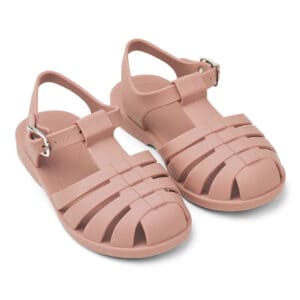 Söpöt vaaleanpunaiset lasten sandaalit Liewood-merkiltä.