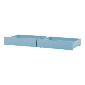 Hoppekids laatikkosarja 70x160cm sängyn alle, 8 väriä - Dream blue