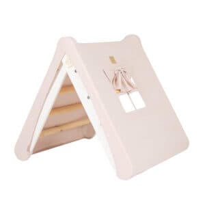 Montessori-tikkaat talokatoksella Light pink