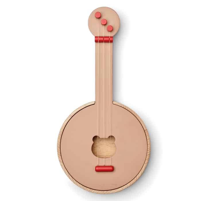 Vaaleanpunainen banjo lapselle.