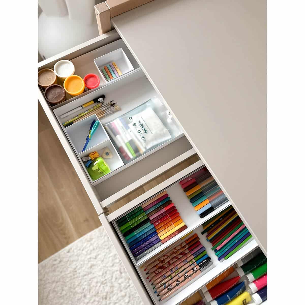 Kirjoituspöytä Basic, värit White ja Cashmere - Image 8