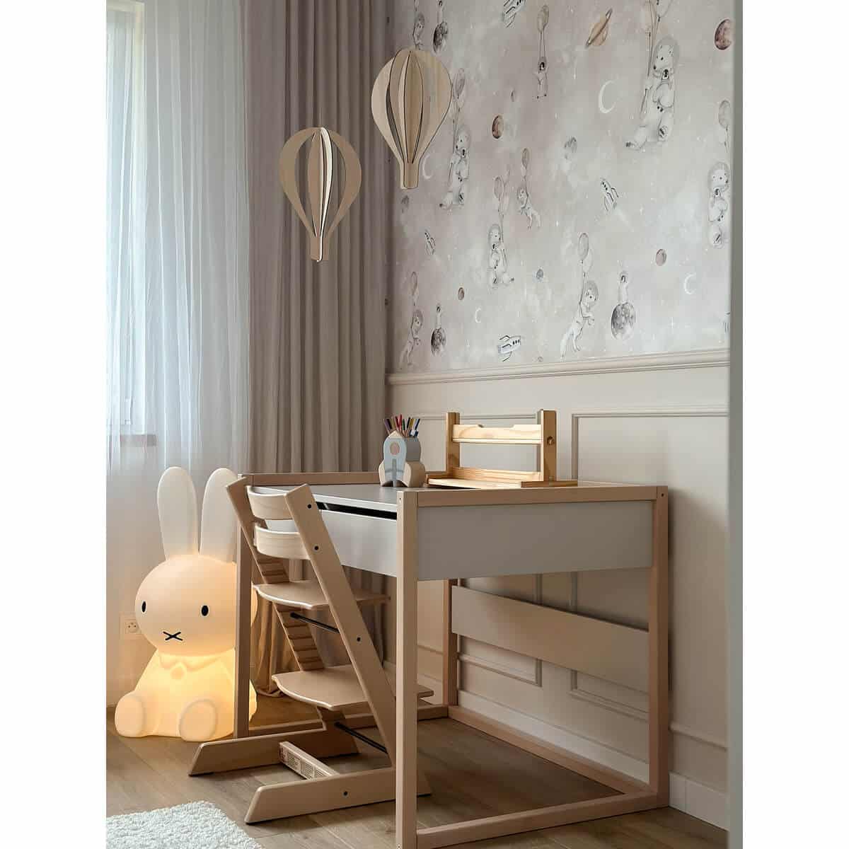 Kirjoituspöytä Basic, värit White ja Cashmere - Image 7