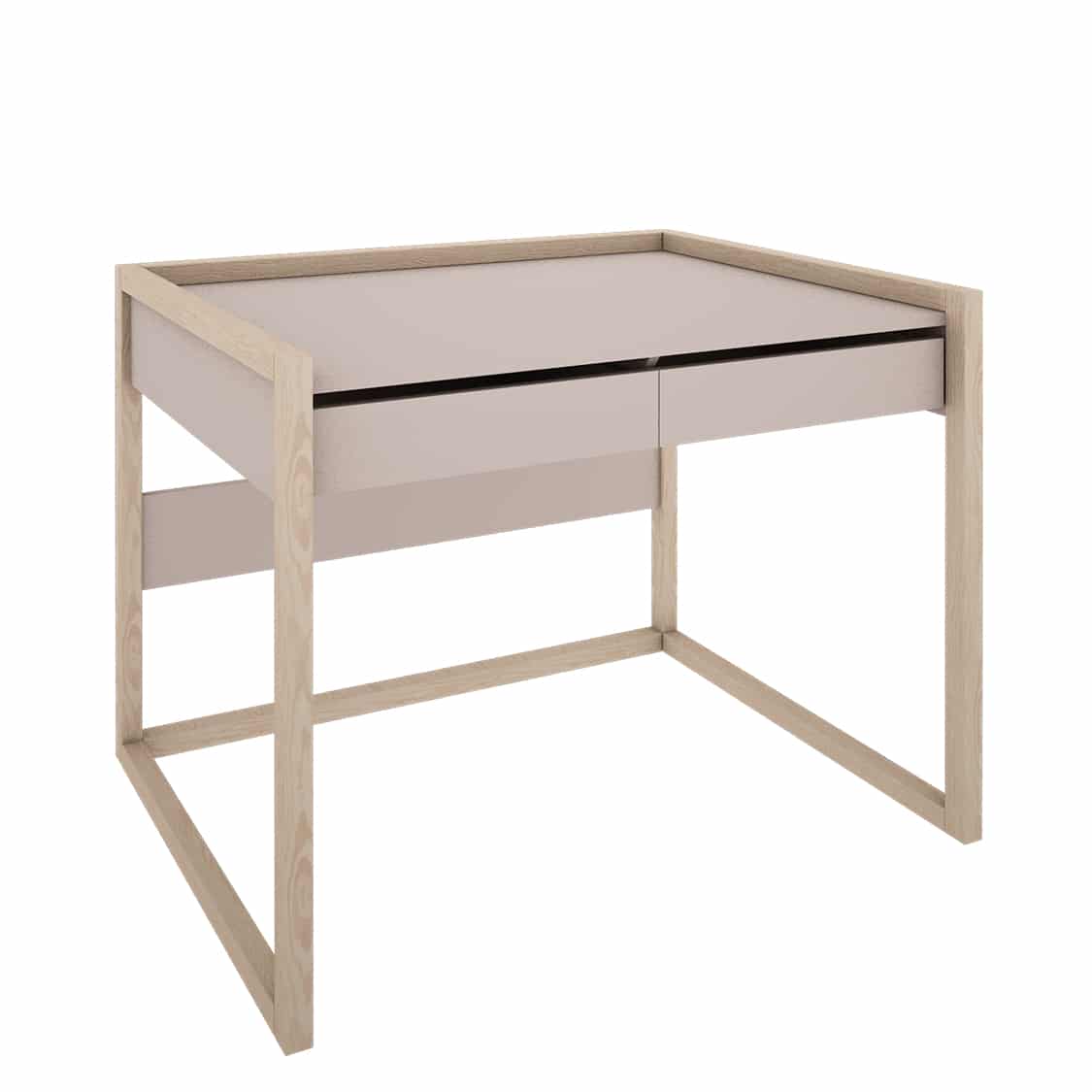 Kirjoituspöytä Basic, värit White ja Cashmere - Image 5