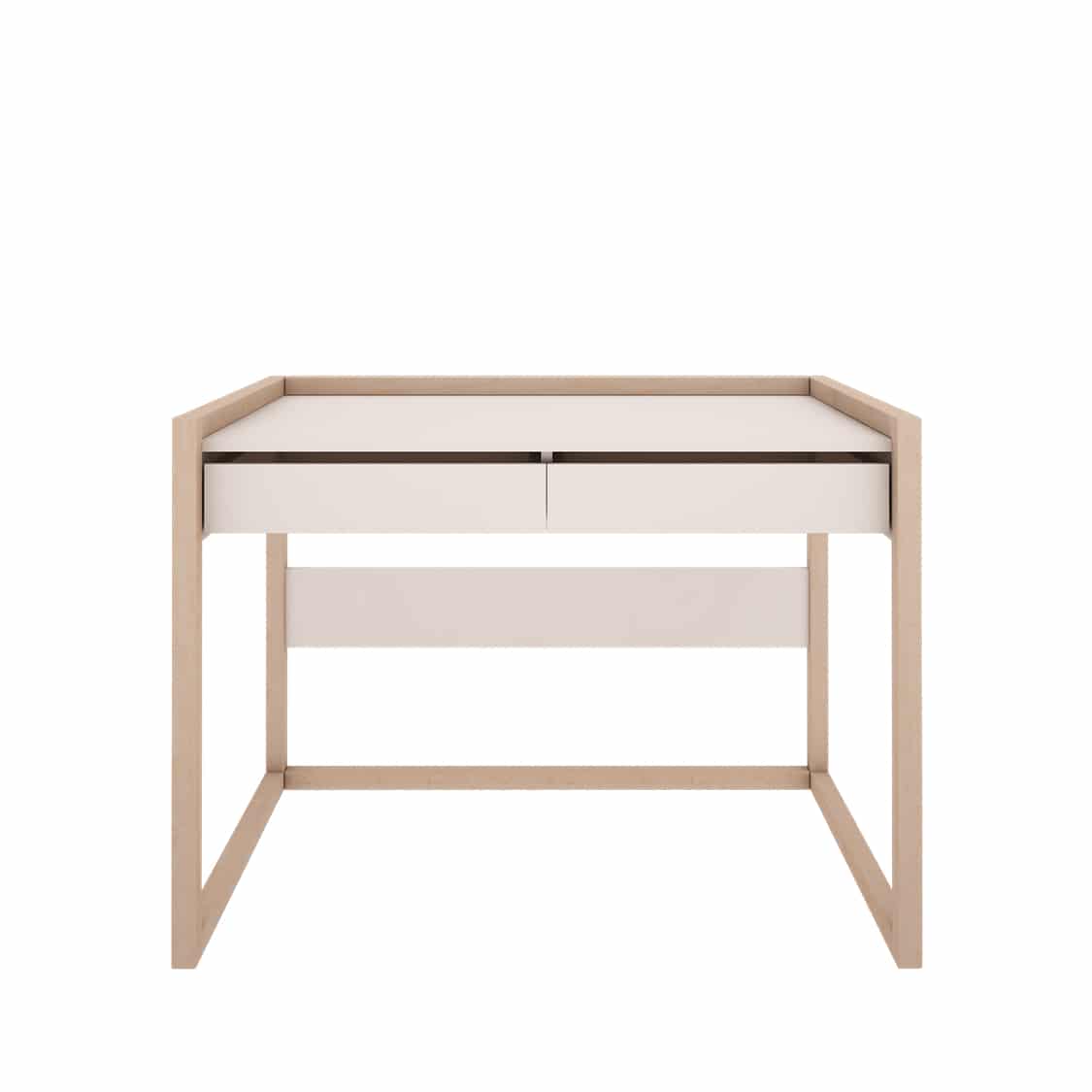 Kirjoituspöytä Basic, värit White ja Cashmere - Image 2