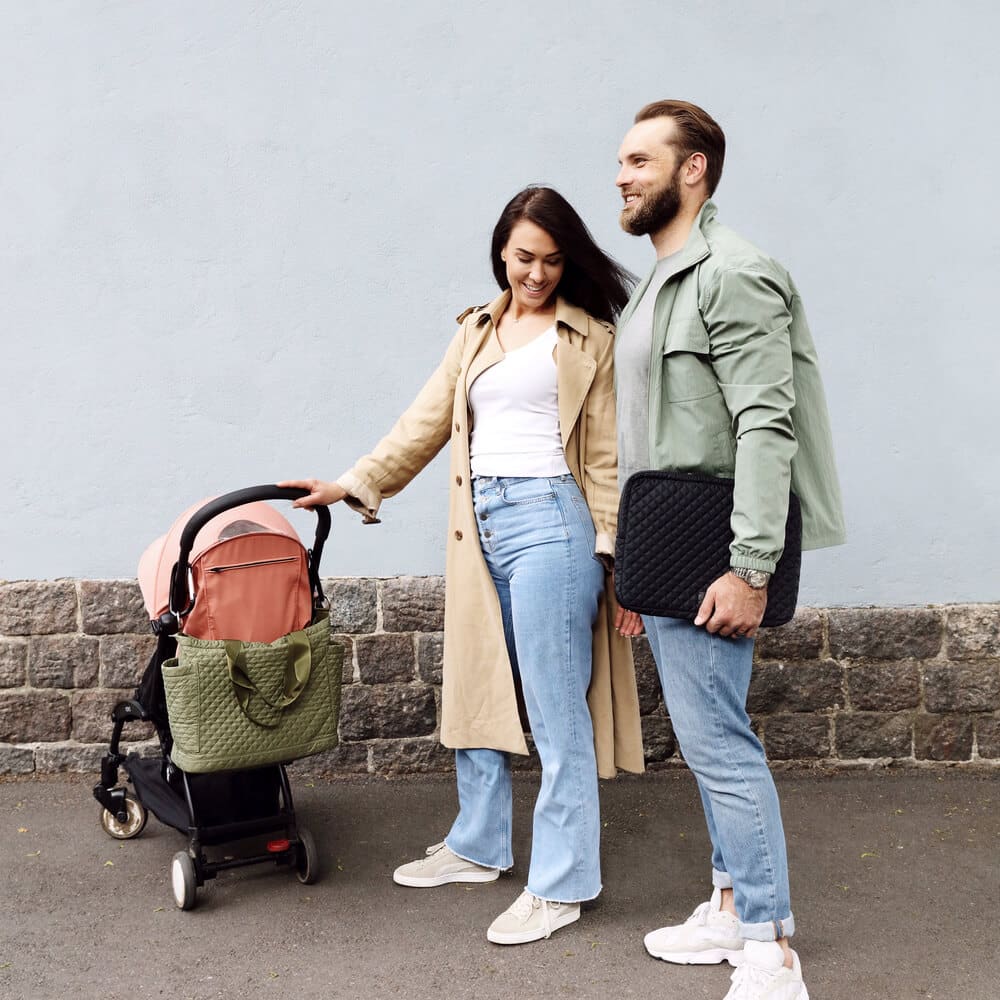 Hoitolaukku / laukku, Lily bag Olive, ASK Scandinavia - Image 8