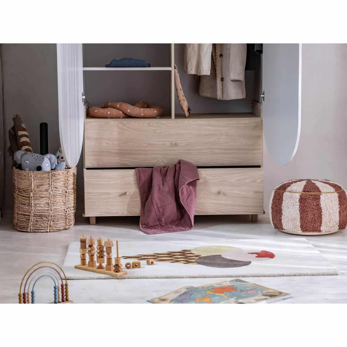 Bloom vaatekappi 120X200cm, Wood Luck Design - Image 6