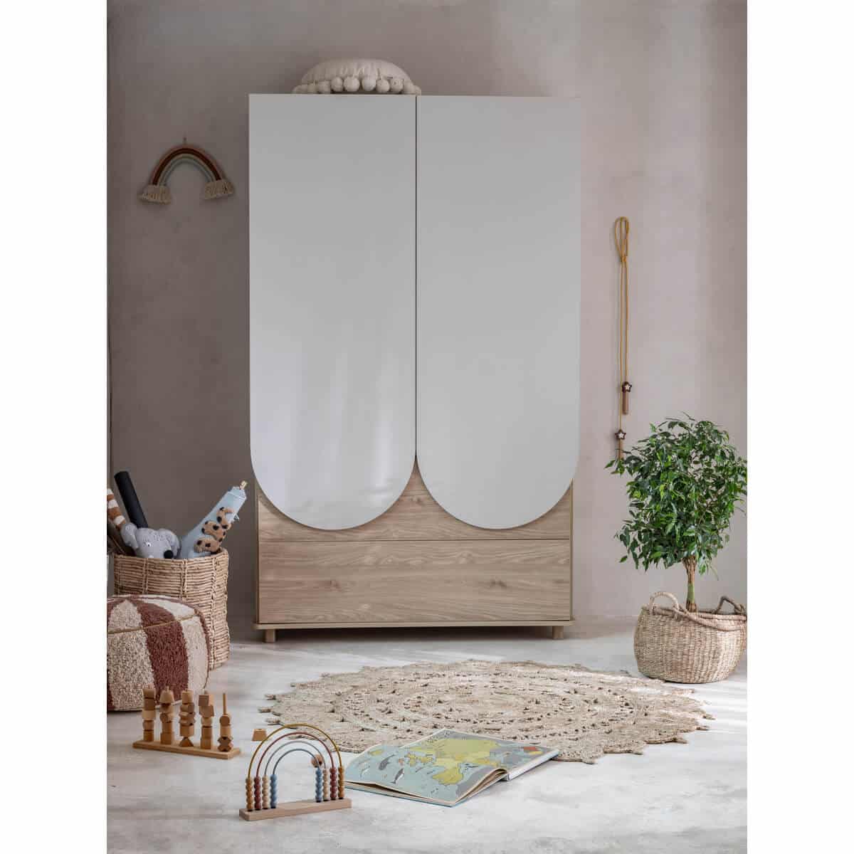 Bloom vaatekappi 120X200cm, Wood Luck Design