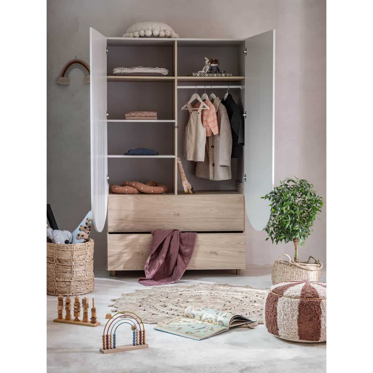 Bloom vaatekappi 120X200cm, Wood Luck Design - Image 4