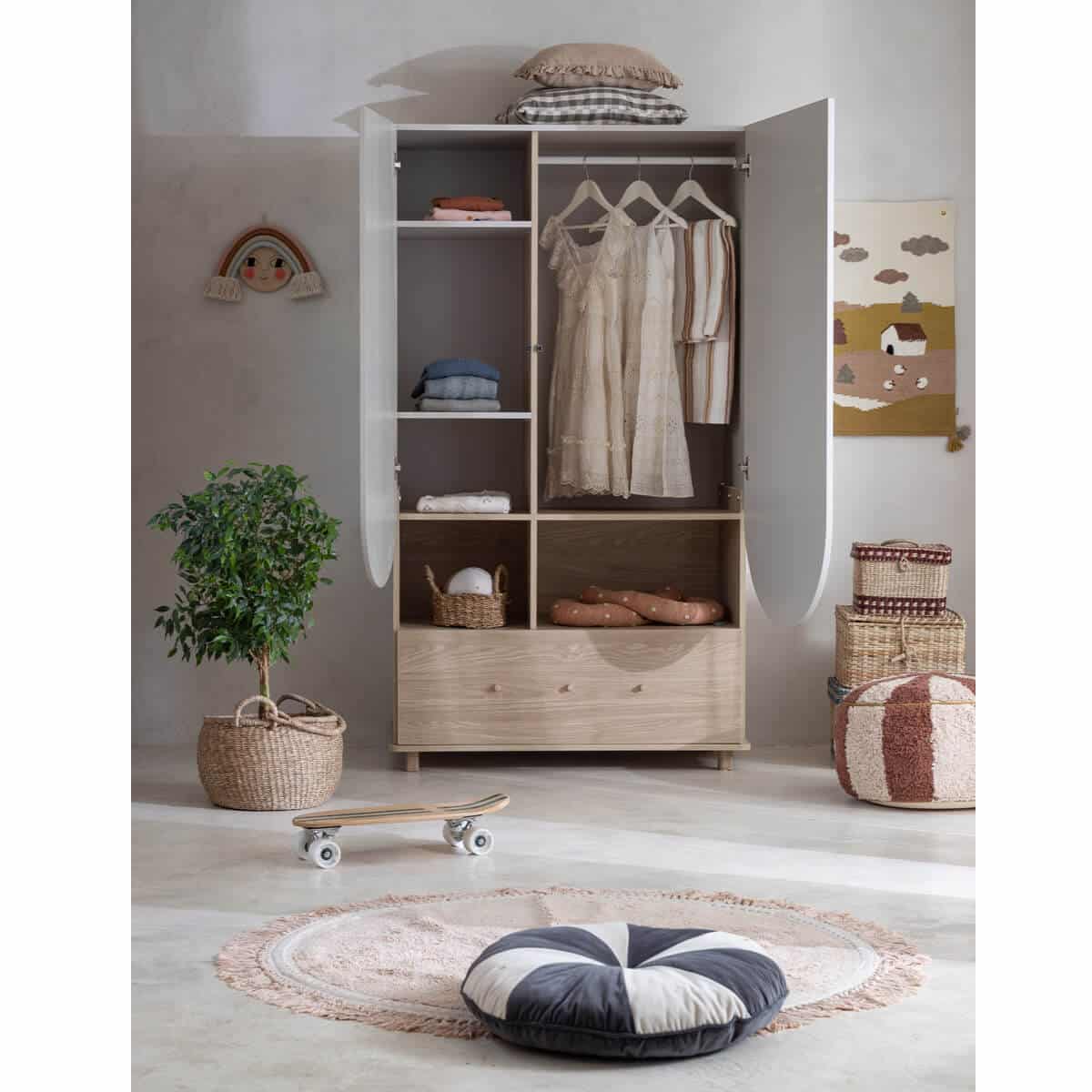 Bloom vaatekaappi 100X177cm , Wood Luck Design - Image 6