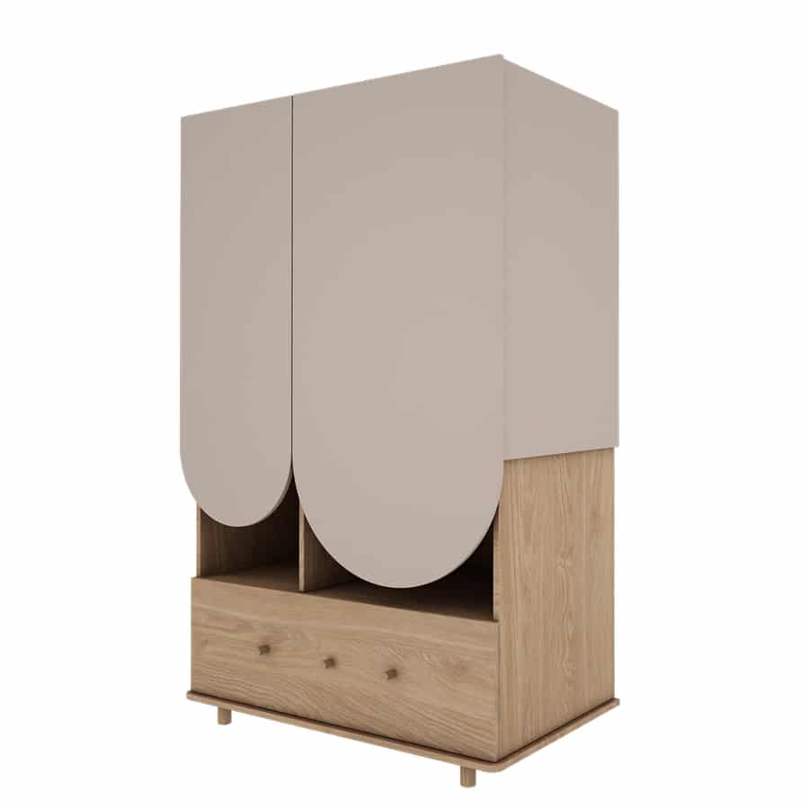 Bloom vaatekaappi 100X177cm , Wood Luck Design - Image 3