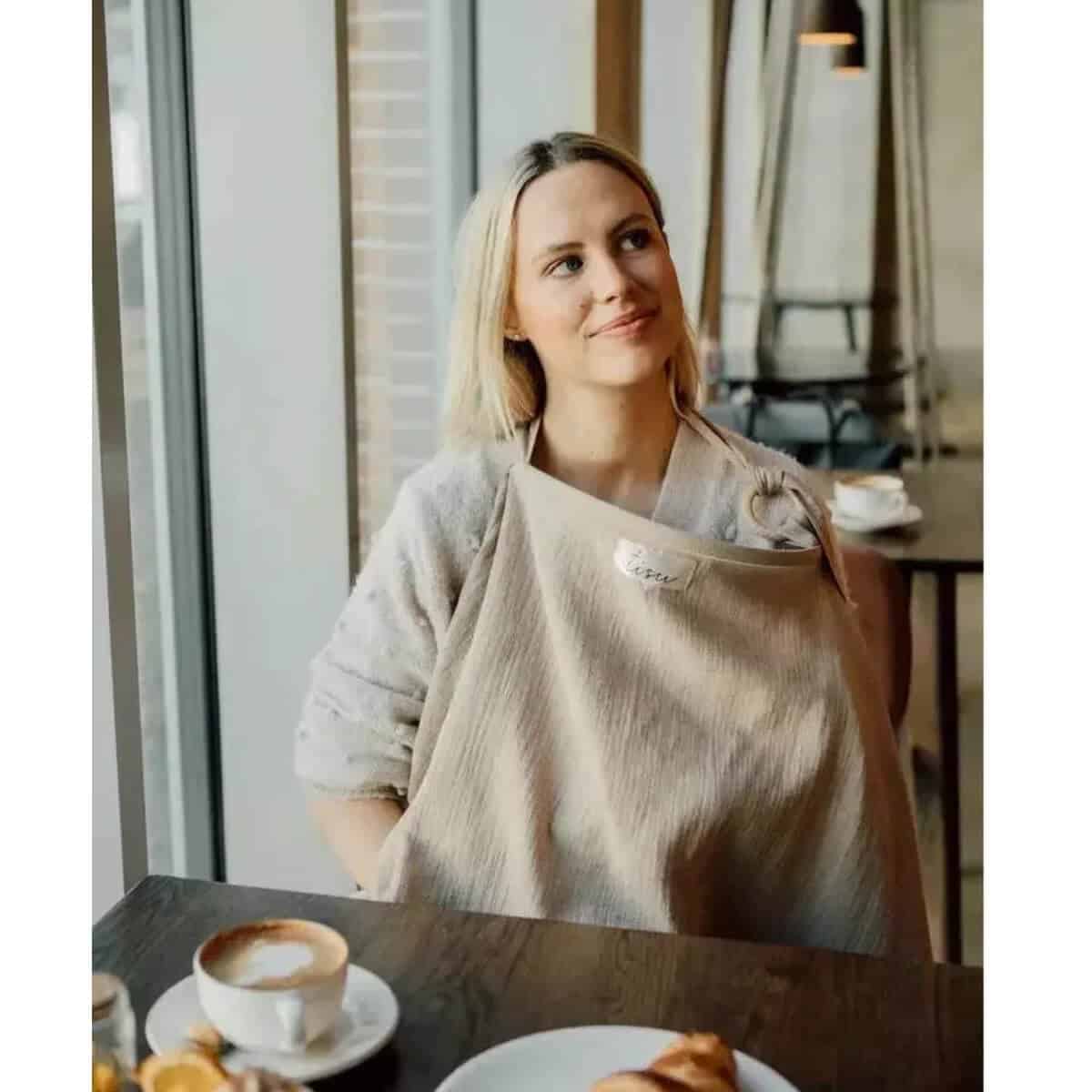 Imetyssuoja Tisu, Oat beige - Image 3