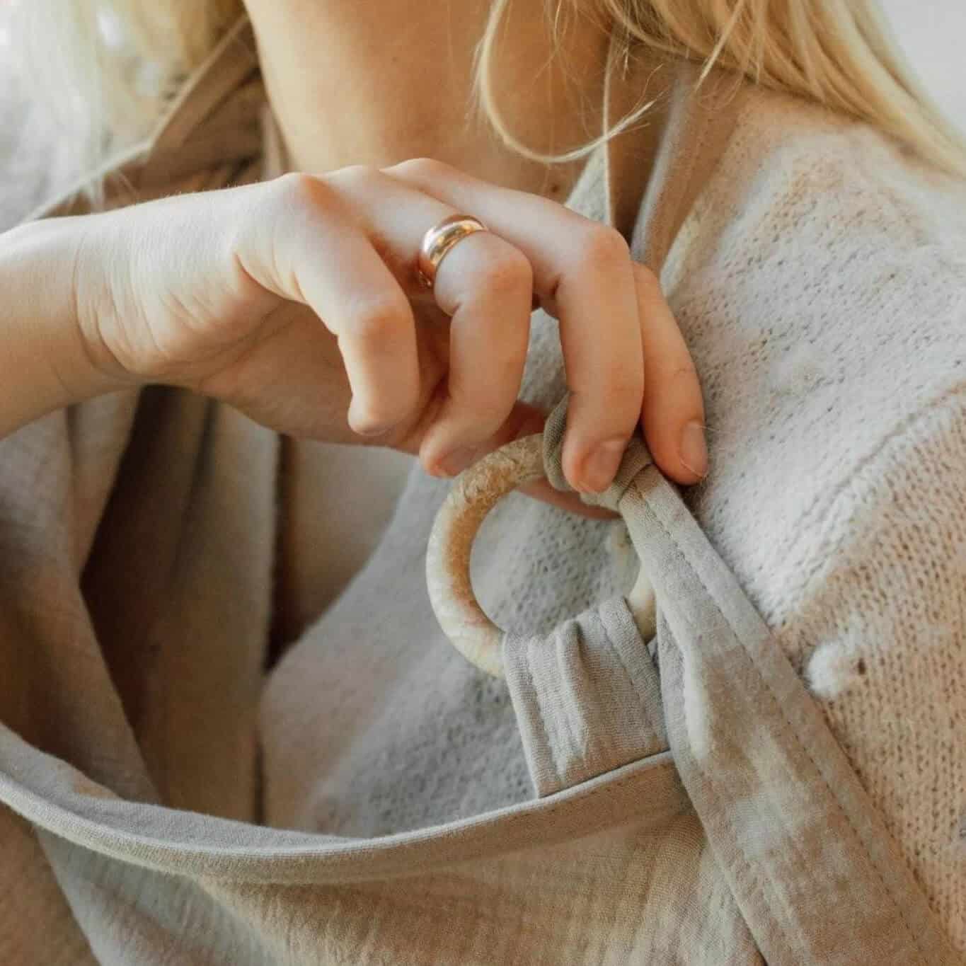 Imetyssuoja Tisu, Oat beige - Image 4