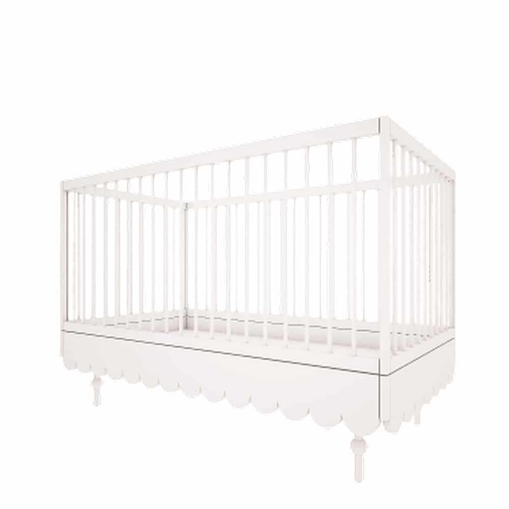 Pinnasänky/ juniorisänky 2in1 (muuntuva) 70 x 140cm Babushka, White - Image 2