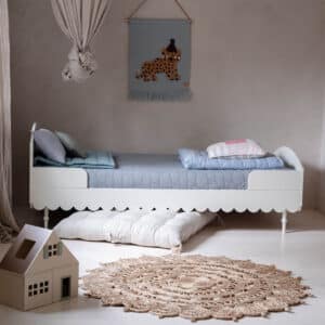 Sänky 90 x 200cm Babushka, White