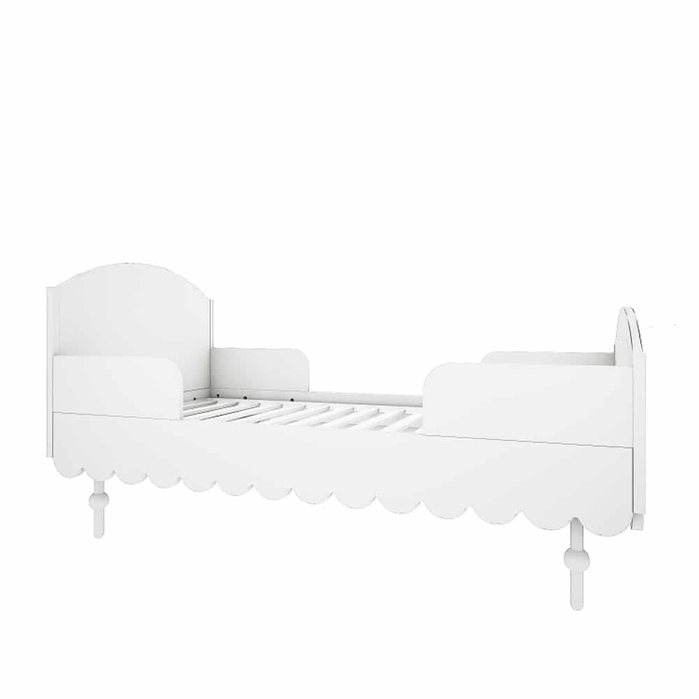 Pinnasänky/ juniorisänky 2in1 (muuntuva) 70 x 140cm Babushka, White - Image 3