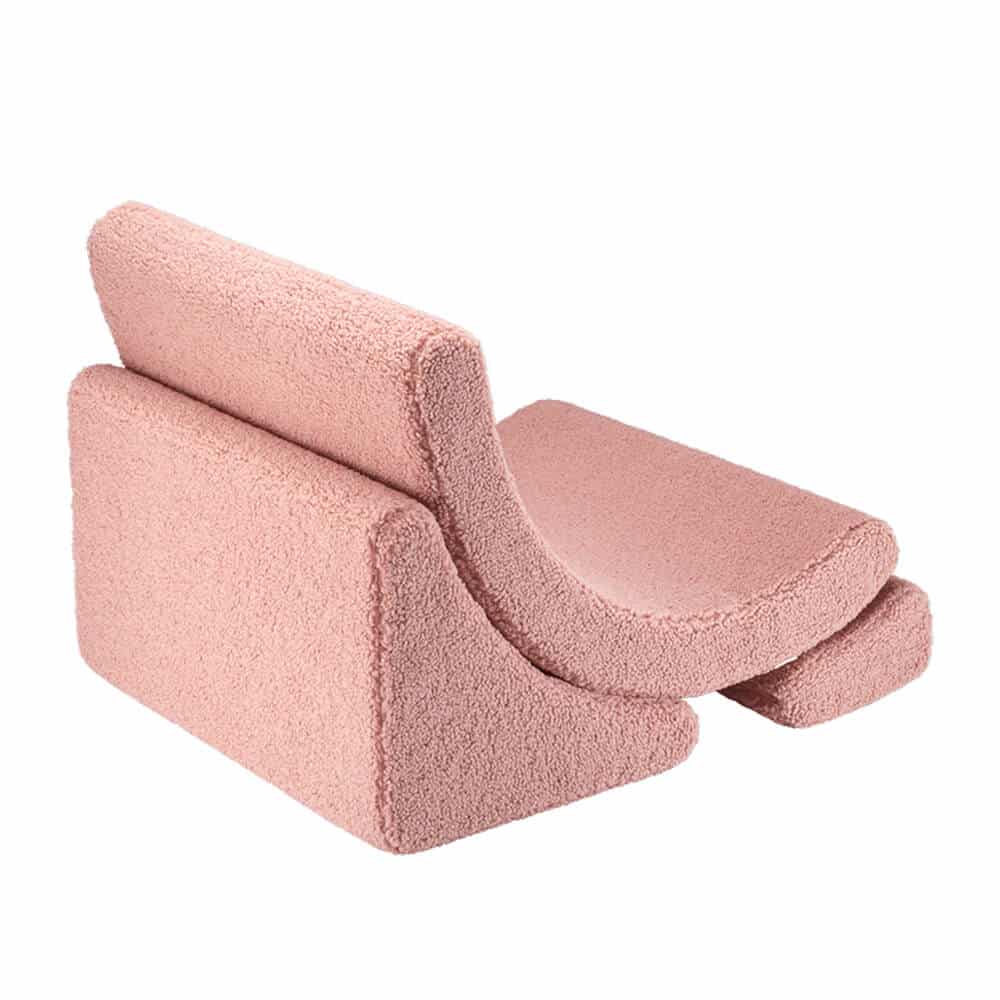 Lasten nojatuoli Moon Chair teddykankaalla, Wigiwama - Image 4