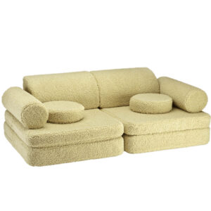 Lasten sohvamoduuli Settee teddykangas, Wigiwama - Matcha