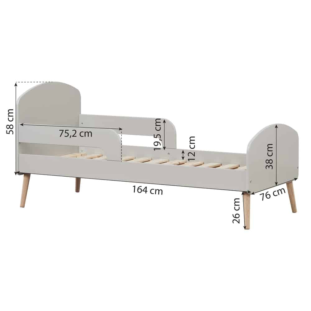 Taaperosänky Blend 70x160cm Dove Grey, Hoppekids - Image 5
