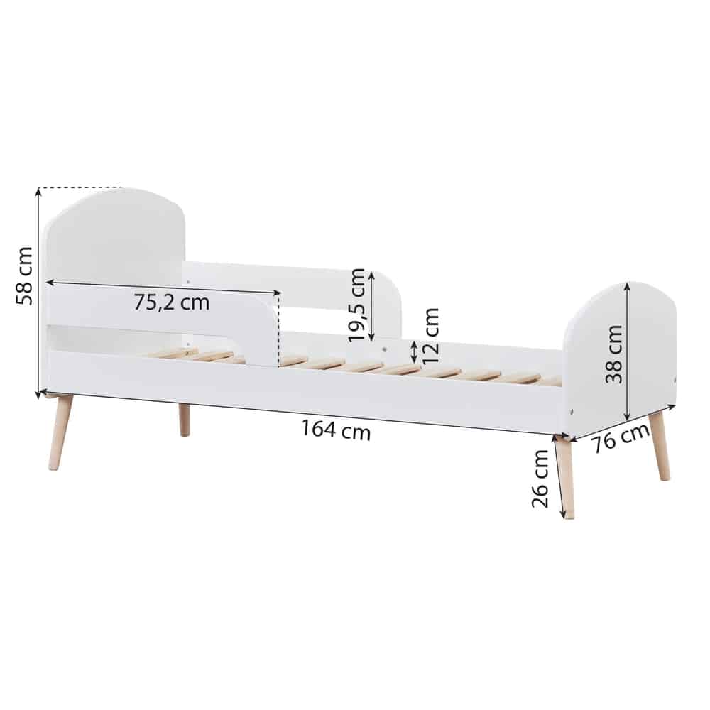 Taaperosänky Blend 70x160cm White, Hoppekids - Image 7