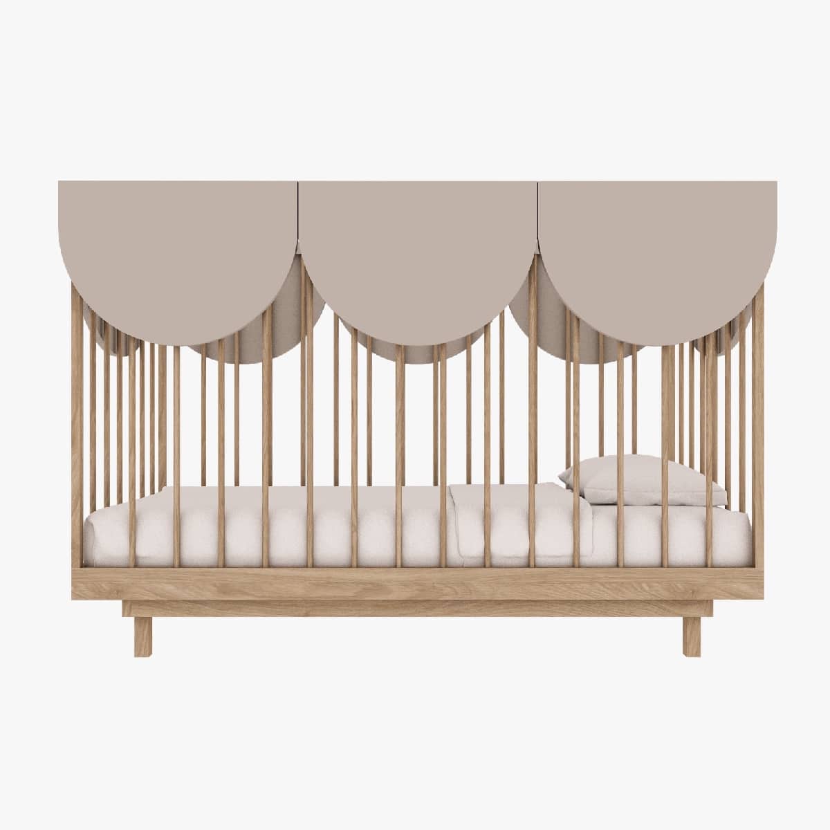 Bloom pinnasänky/juniorisänky muuntuva 70x140cm, Wood luck design