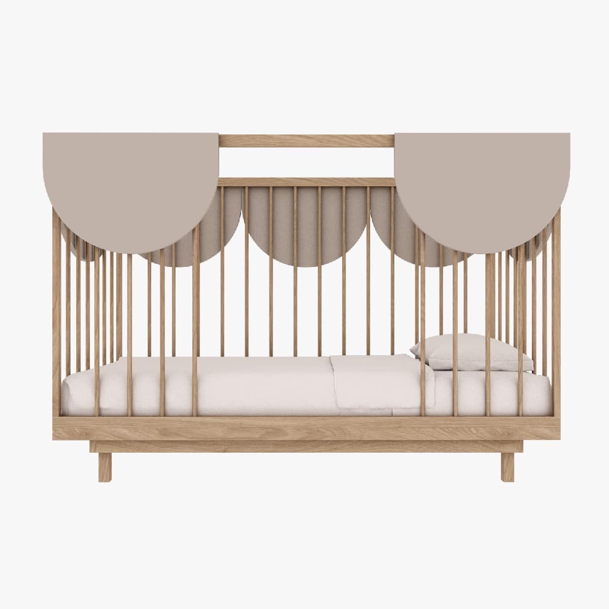 Bloom pinnasänky/juniorisänky muuntuva 70x140cm, Wood luck design - Image 4