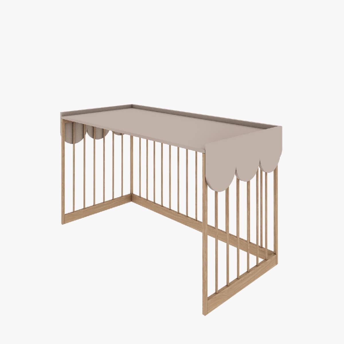 Bloom pinnasänky/juniorisänky muuntuva 70x140cm, Wood luck design - Image 5