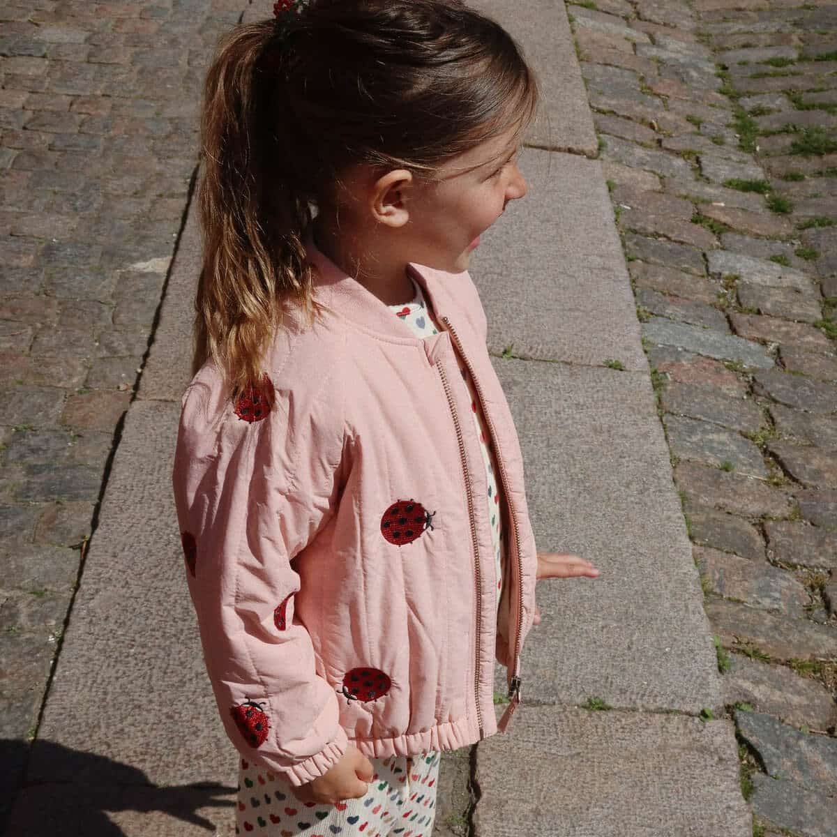 Bomber-takki Juno Oxford Mellow rose 92-116, Konges Sloejd - Image 2