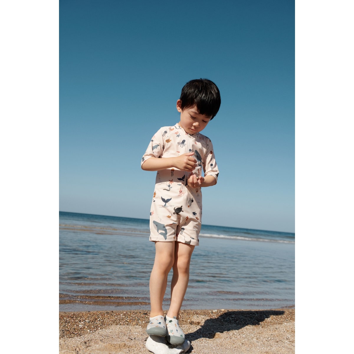 UV-uimapuku Max koot, Sea creature / Sandy - koot 92-116, Liewood - Image 2