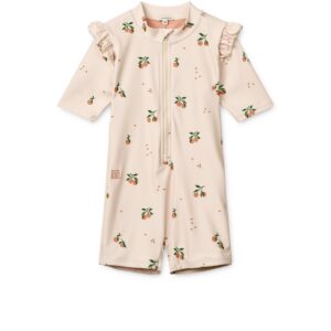 UV-uimapuku Amel, Peach / Seashell - koot 68-116, Liewood