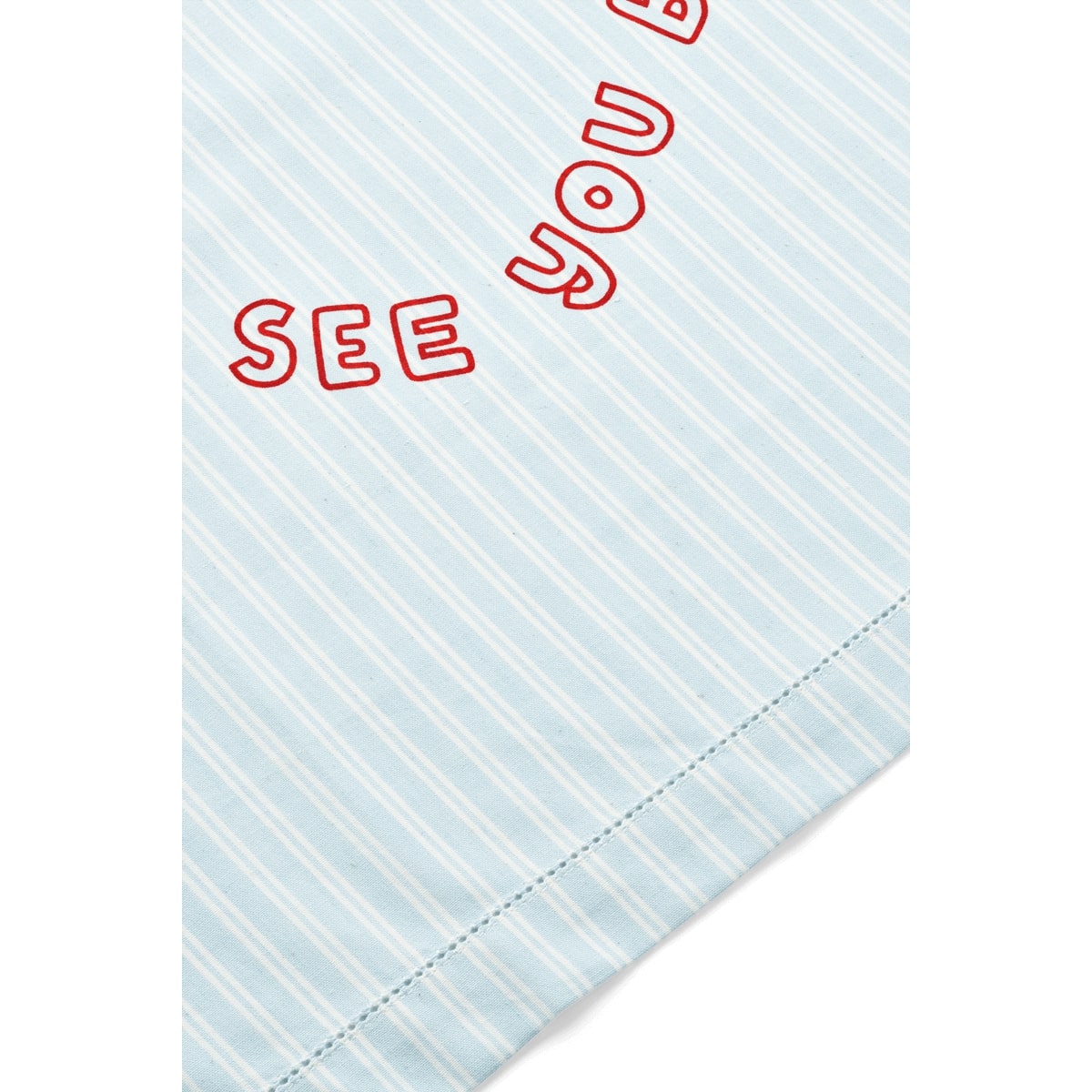 Liewood lasten rantapyyhe Paige, Stripe pure sky/Creme de la creme - Image 3