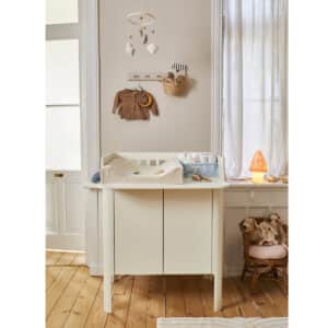 Hoitopöytä (muuntuva) 73,2x80cm Flexa Nova Cream