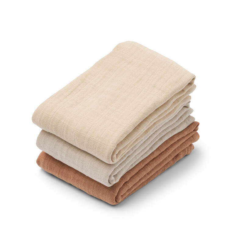 Liewood vauvan harsot 3pck Sandy Mix,