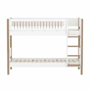 Flexa kerrossänky sänky Nor 90x200cm, White Oak / Crossbars