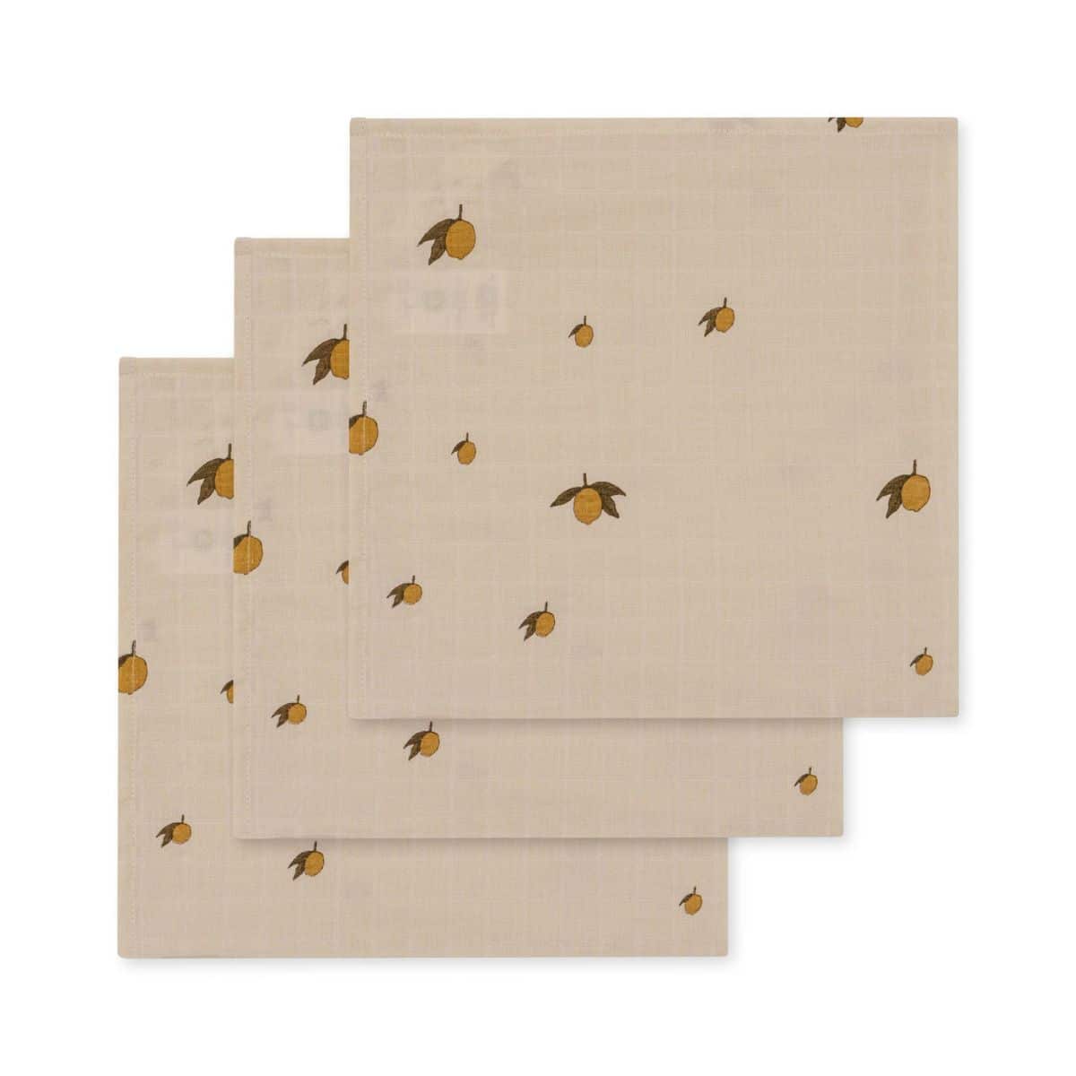 Musliiniharso 3pck Lemon, Konges Sløjd