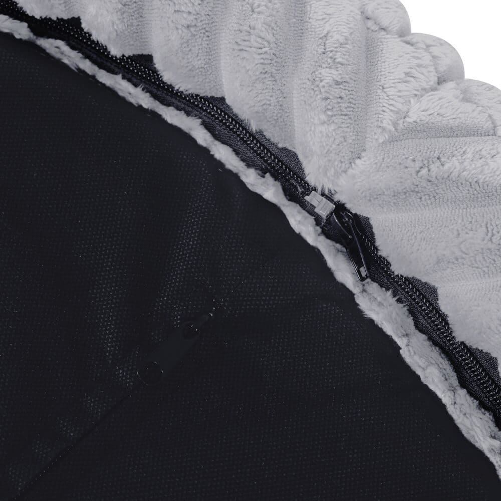 Pallomeri Puffy-sametti 90x 30cm Grey - Plush nest - Image 5