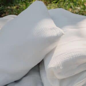 Vauvan vuodevaatteet musliini Cream, Tisu