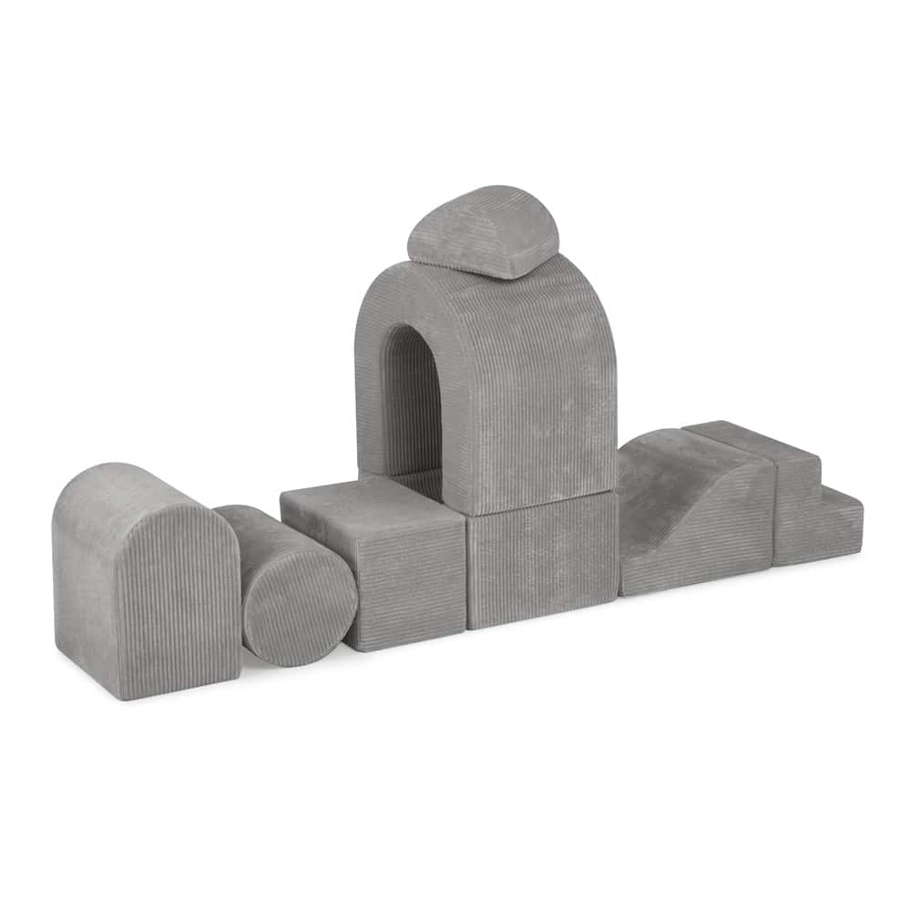 Leikkilinna pallomerellä Premium-sametti Grey - Image 2