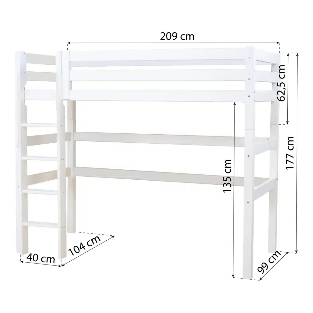 Hoppekids ECO Luxury Loft-parvisänky 90x190 tai 90x200cm - Image 4