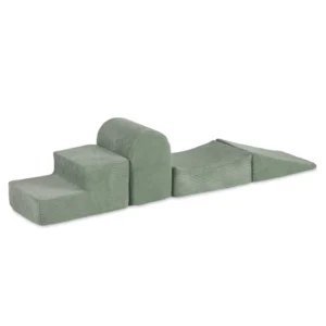 Leikkimoduuli / temppurata Premium sametti- 4 x palaa, Green