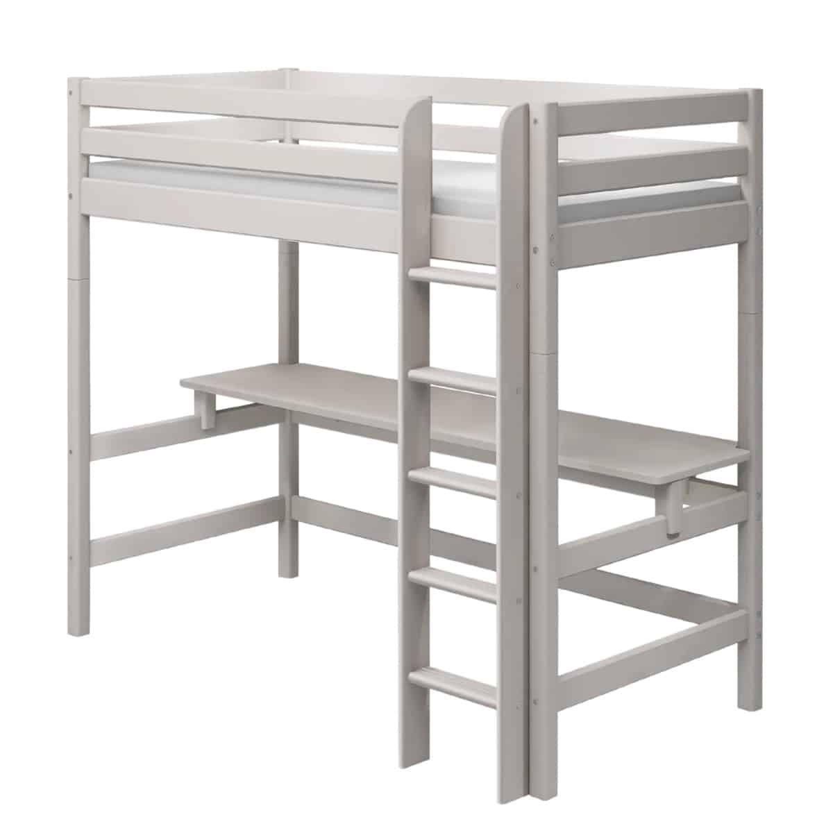 Parvisänky työpöydällä 90x200 (x184cm), harmaa - Flexa