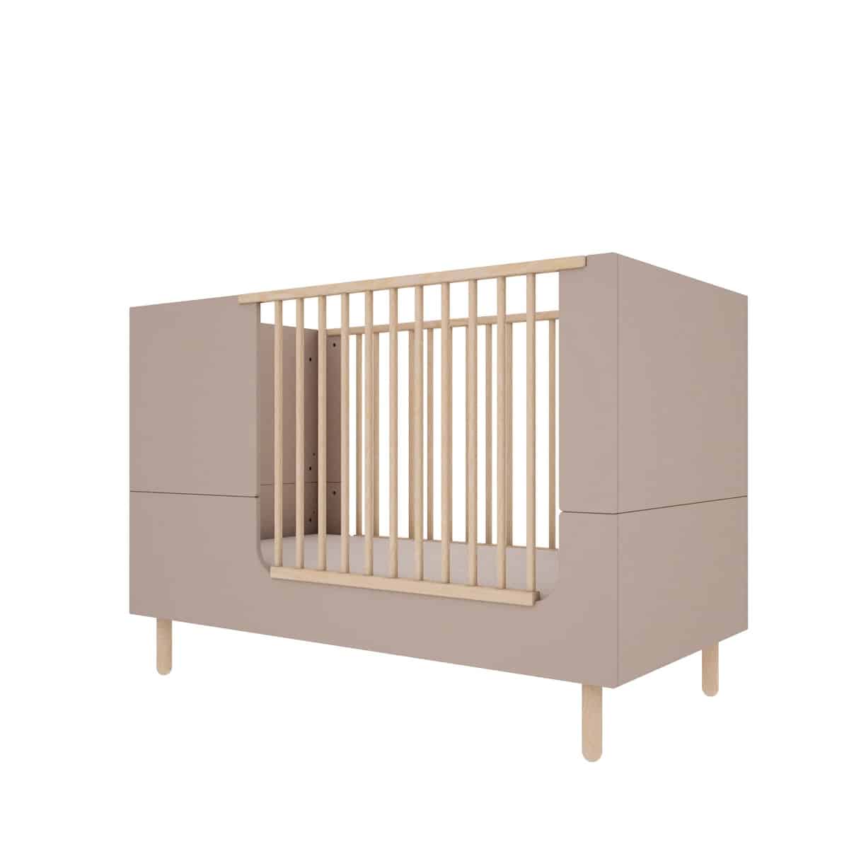 Pinnasänky / juniorisänky 70 x 140cm 2in1 River Truffle