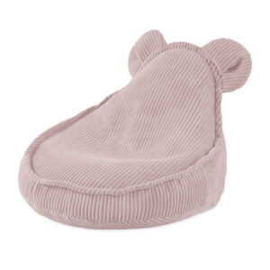Lasten säkkituoli Huggy Bear - eri värejä, Plush Nest - Light Pink