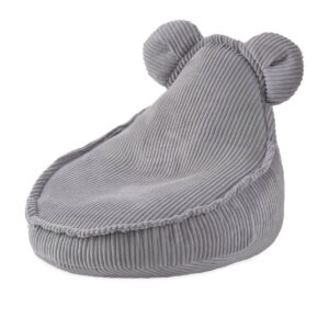 Lasten säkkituoli Huggy Bear - eri värejä, Plush Nest - Grey