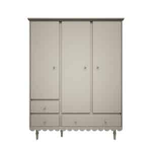 Vaatekaappi 3 ovea Babushka, Olive