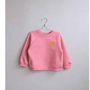 Lasten collegepaita Bubblegum pink, Laiska Ebba