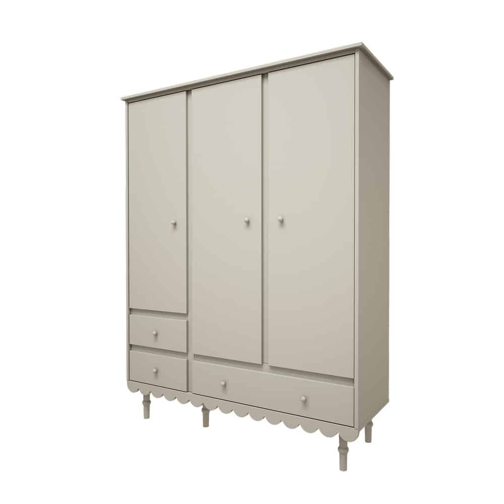 Vaatekaappi 3 ovea Babushka, Olive - Image 2