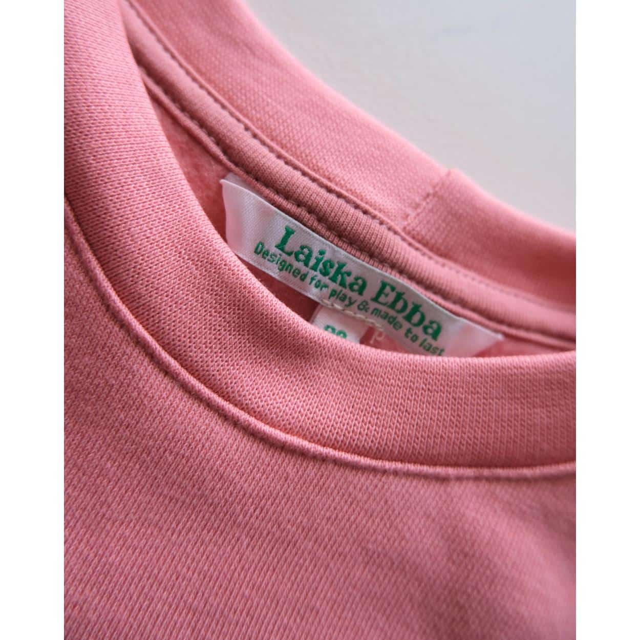 Lasten collegepaita Bubblegum pink, Laiska Ebba - Image 8