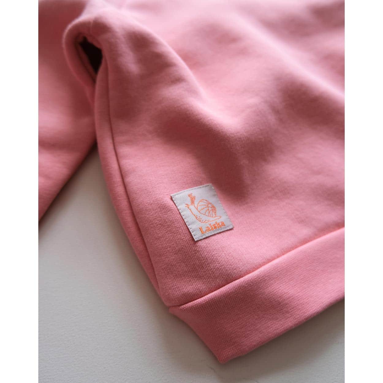 Lasten collegepaita Bubblegum pink, Laiska Ebba - Image 6