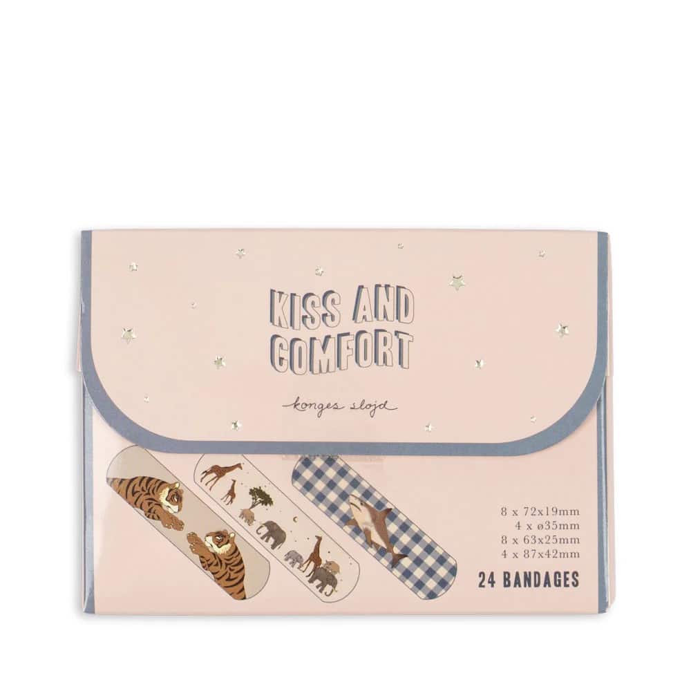 Lasten laastarit Kiss and comfort Blue set, Konges Sloejd